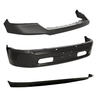 Replacement - 3-Piece (Front Upper Bumper Cover, Front Bumper Face Bar, Front Bumper Air Deflector) (Standard Line)