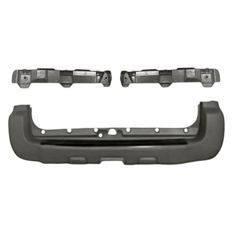 Replacement - 3-Piece (Rear Bumper Cover, Rear Inner and Outer Bumper Cover Retainer) (Standard Line)