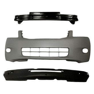 Replacement - 3-Piece (Front Bumper Cover, Front Bumper Reinforcement, Front Bumper Absorber) (Standard Line)
