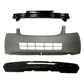 Replacement - 3-Piece (Front Bumper Cover, Front Bumper Reinforcement, Front Bumper Absorber) (Standard Line)