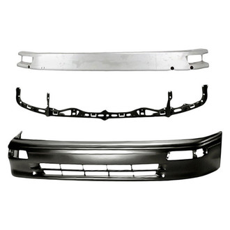 Replacement - 3-Piece (Front Bumper Cover, Front Bumper Reinforcement, Front Upper Bumper Cover Support) (Standard Line)