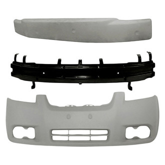 Replacement - 3-Piece (Front Bumper Cover, Front Bumper Reinforcement, Front Bumper Absorber) (Standard Line)