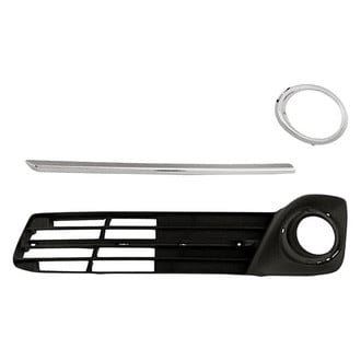 Replacement - 3-Piece (Front Driver Side Fog Light Bezel, Front Driver Side Bumper Cover Molding, Front Driver Side Fog Light Trim) (Standard Line)