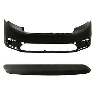Replacement - 2-Piece (Front and Rear Lower Bumper Cover) (CAPA Certified)