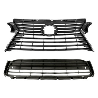 Replacement - 2-Piece (Grille, Front Bumper Grille) (Standard Line)