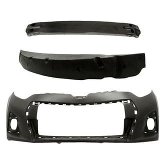 Replacement - 3-Piece (Front Bumper Cover, Front Bumper Reinforcement, Front Bumper Absorber) (Standard Line)