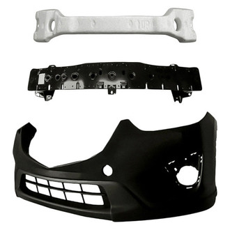 Replacement - 3-Piece (Front Bumper Cover, Front Bumper Reinforcement, Front Bumper Absorber) (Standard Line)