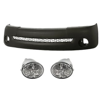 Replacement - 3-Piece (Front Bumper Cover, Driver and Passenger Side Fog Light) (Standard Line)