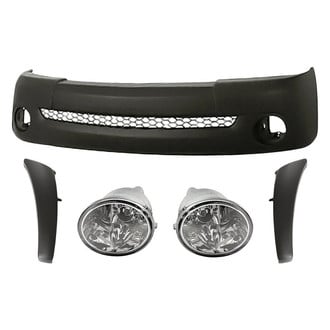 Replacement - 5-Piece (Front Bumper Cover, Driver and Passenger Side Fog Light, Front Inner and Outer Bumper Extension) (Standard Line)