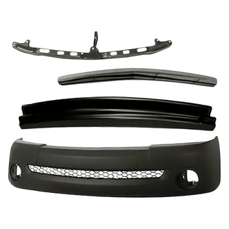 Replacement - 4-Piece (Front Bumper Cover, Front Bumper Reinforcement, Front Bumper Cover Molding, Front Upper Bumper Cover Retainer) (Standard Line)
