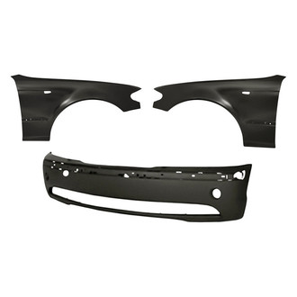 Replacement - 3-Piece (Front Bumper Cover, Front Driver and Passenger Side Fender) (Standard Line)
