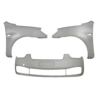 Replacement BNDL-221530 - 3-Piece (Front Bumper Cover, Front Driver and Passenger Side Fender) (Standard Line)