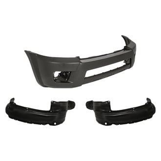 Replacement - 3-Piece (Front Bumper Cover, Front Driver and Passenger Side Fender Liner) (Standard Line)
