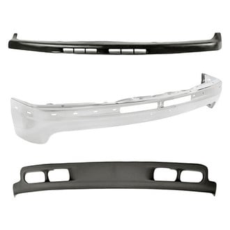 Replacement - 3-Piece (Front Bumper Face Bar, Front Bumper Air Deflector, Front Upper Bumper Valance) (Standard Line)