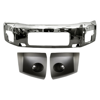 Replacement - 3-Piece (Front Bumper Face Bar, Front Inner and Outer Bumper End) (Standard Line)