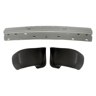 Replacement - 3-Piece (Rear Bumper, Rear Inner and Outer Bumper End) (Standard Line)