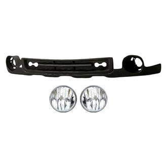 Replacement - 3-Piece (Front Lower Bumper Cover, Driver and Passenger Side Fog Light) (Standard Line)