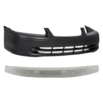 Replacement - 2-Piece (Front Bumper Cover, Front Bumper Absorber) (Standard Line)