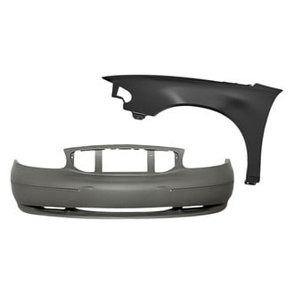 Replacement - 2-Piece (Front Bumper Cover, Front Driver Side Fender) (Standard Line)