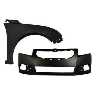 Replacement - 2-Piece (Front Bumper Cover, Front Passenger Side Fender) (Standard Line)