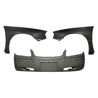 Replacement - 3-Piece (Front Bumper Cover, Front Driver and Passenger Side Fender) (Standard Line)
