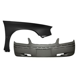 Replacement - 2-Piece (Front Bumper Cover, Front Passenger Side Fender) (Standard Line)