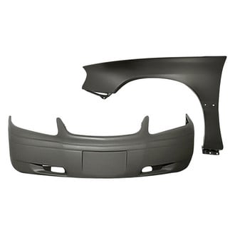 Replacement - 2-Piece (Front Bumper Cover, Front Driver Side Fender) (Standard Line)