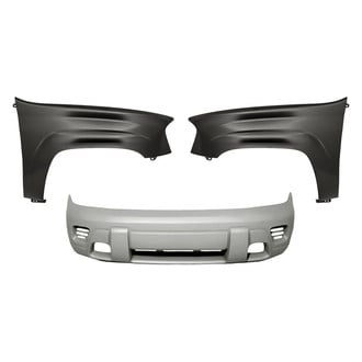 Replacement - 3-Piece (Front Bumper Cover, Front Driver and Passenger Side Fender)