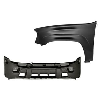 Replacement - 2-Piece (Front Bumper Cover, Front Driver Side Fender)