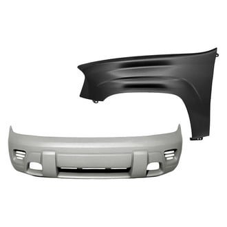 Replacement - 2-Piece (Front Bumper Cover, Front Driver Side Fender)