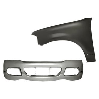 Replacement - 2-Piece (Front Bumper Cover, Front Driver Side Fender) (Standard Line)