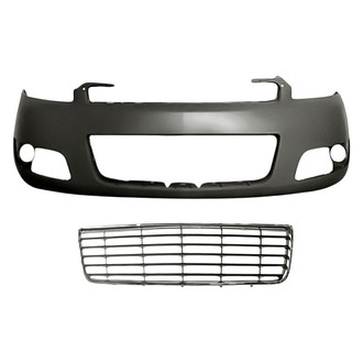 Replacement - 2-Piece (Front Bumper Cover, Front Bumper Grille) (Standard Line)