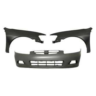 Replacement - 3-Piece (Front Bumper Cover, Front Driver and Passenger Side Fender) (Standard Line)