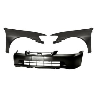 Replacement - 3-Piece (Front Bumper Cover, Front Driver and Passenger Side Fender) (Standard Line)