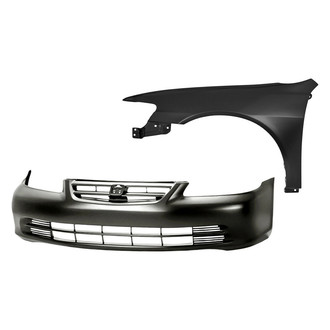 Replacement - 2-Piece (Front Bumper Cover, Front Driver Side Fender) (Standard Line)