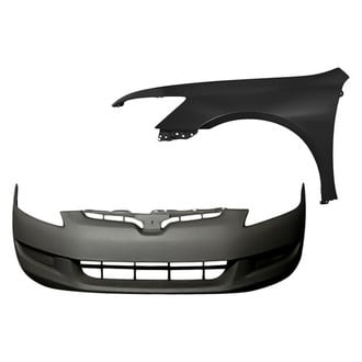 Replacement - 2-Piece (Front Bumper Cover, Front Driver Side Fender) (Standard Line)