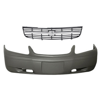 Replacement - 2-Piece (Front Bumper Cover, Grille) (Standard Line)
