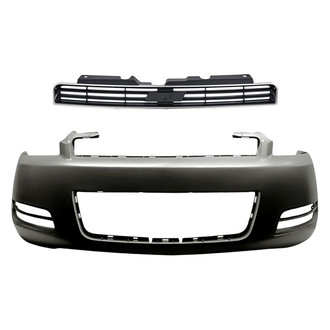 Replacement - 2-Piece (Front Bumper Cover, Grille) (Standard Line)