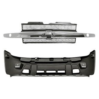Replacement - 2-Piece (Front Bumper Cover, Grille) (Standard Line)