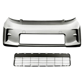 Replacement - 2-Piece (Front Bumper Cover, Front Bumper Grille) (Standard Line)