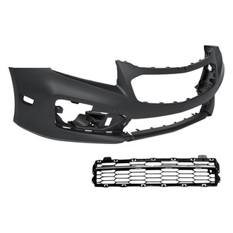 Replacement - 2-Piece (Front Bumper Cover, Front Bumper Grille) (Standard Line)