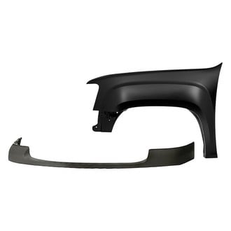 Replacement - 2-Piece (Front Upper Bumper Cover, Front Driver Side Fender)