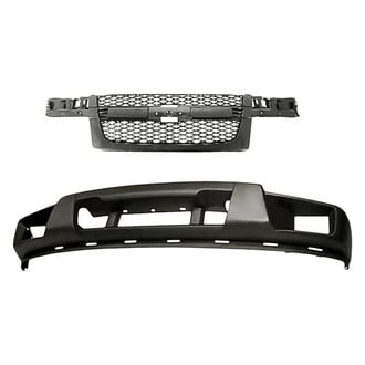 Replacement - 2-Piece (Front Lower Bumper Cover, Grille) (Standard Line)