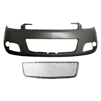 Replacement - 2-Piece (Front Bumper Cover, Front Lower Center Bumper Grille)