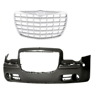 Replacement - 2-Piece (Front Bumper Cover, Grille) (Standard Line)