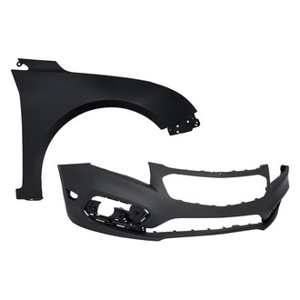 Replacement - 2-Piece (Front Bumper Cover, Front Passenger Side Fender)