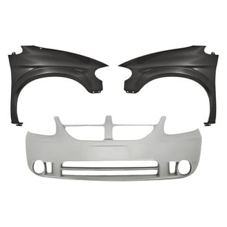 Replacement - 3-Piece (Front Bumper Cover, Front Driver and Passenger Side Fender) (Standard Line)