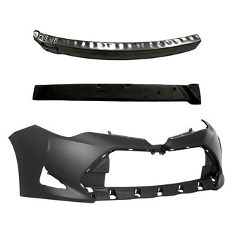 Replacement - 3-Piece (Front Bumper Cover, Front Bumper Reinforcement, Front Bumper Absorber) (Standard Line)
