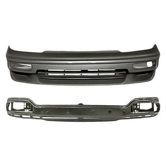 Replacement - 2-Piece (Front Bumper Cover, Front Bumper Reinforcement) (Standard Line)