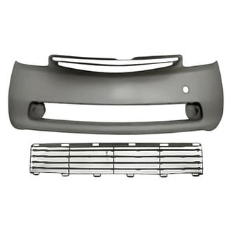 Replacement - 2-Piece (Front Bumper Cover, Front Lower Center Bumper Grille) (Standard Line)